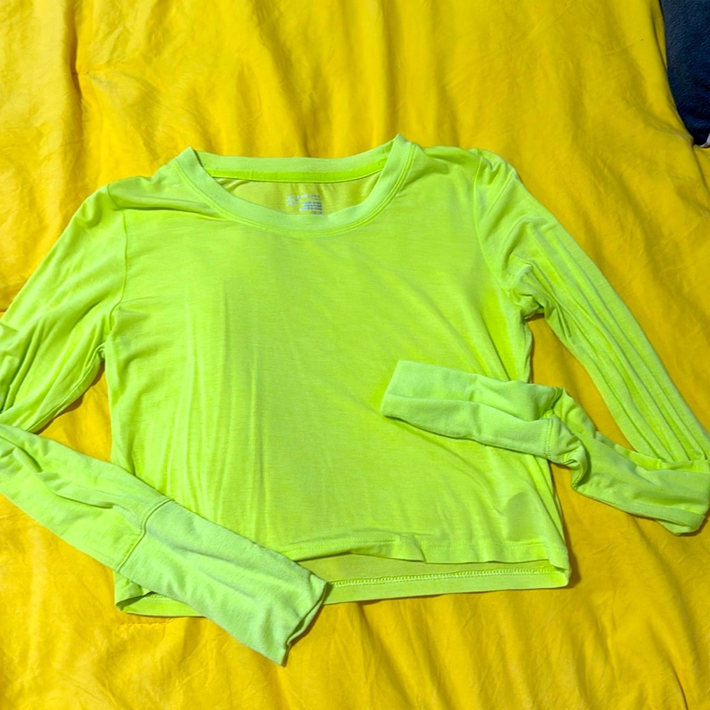Aerie cropped long sleeve tee
